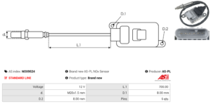 Sonde NOX NOX9524