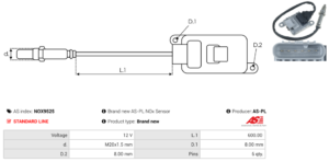 Sonde NOX NOX9525