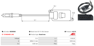 Sonde NOX NOX9540