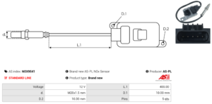 Sonde NOX NOX9541