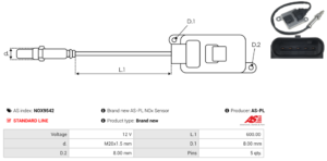 Sonde NOX NOX9542