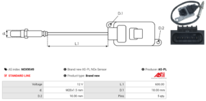 Sonde NOX NOX9549