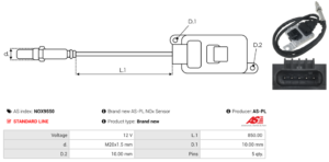 Sonde NOX NOX9550