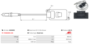 Sonde NOX NOX9552