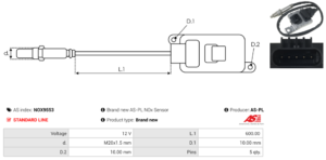Sonde NOX NOX9553