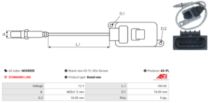 Sonde NOX NOX9555