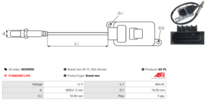 Sonde NOX NOX9556