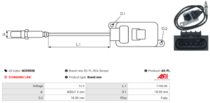 Sonde NOX NOX9558