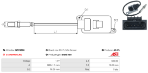 Sonde NOX NOX9560