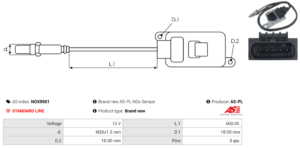 Sonde NOX NOX9561