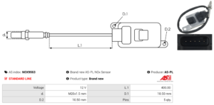 Sonde NOX NOX9563