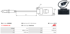 Sonde NOX NOX9565