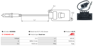Sonde NOX NOX9566
