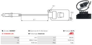 Sonde NOX NOX9567