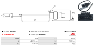 Sonde NOX NOX9568