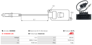 Sonde NOX NOX9569