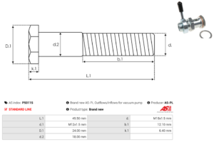 Kit pompe à vide P5011S