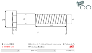 Kit pompe à vide P5014S