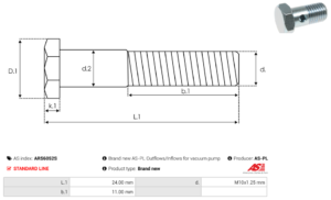 Pompe à vide alternateur ARS6052S