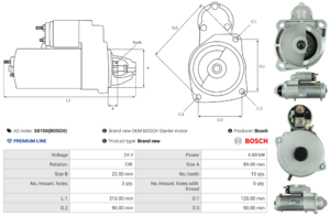 Démarreur S0150(BOSCH)