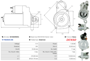 Démarreur S6148(DENSO)