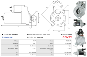 Démarreur S6175(DENSO)