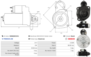 Démarreur S0068(BOSCH)