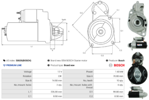 Démarreur S0626(BOSCH)
