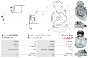 Démarreur S6287(DENSO)