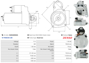 Démarreur S6302(DENSO)