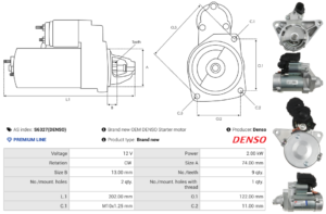 Démarreur S6327(DENSO)