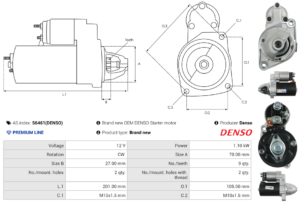 Démarreur S6461(DENSO)