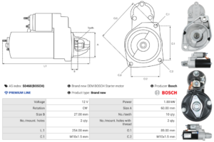 Démarreur S0460(BOSCH)
