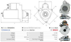 Démarreur S0594(BOSCH)
