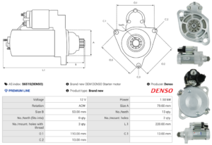 Démarreur S6515(DENSO)