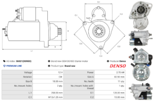 Démarreur S6021(DENSO)