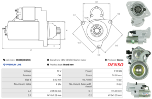 Démarreur S6083(DENSO)