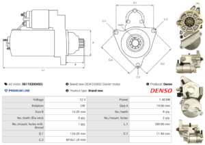 Démarreur S6110(DENSO)
