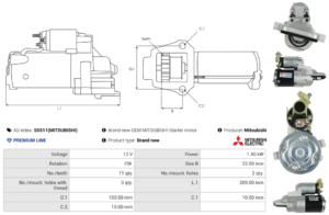 Démarreur S5511(MITSUBISHI)