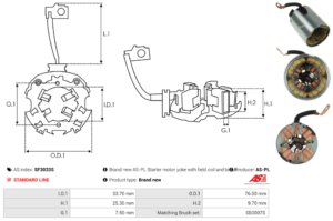 Carcasse de démarreur SF3033S