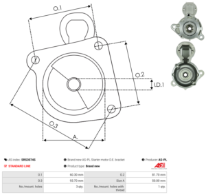 Piece de lanceur SRS3074S
