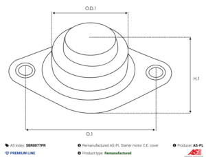 Couvercle SBR0077PR