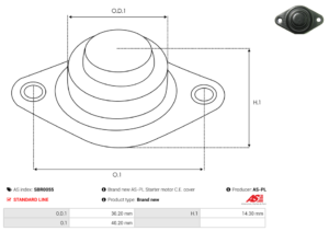 Couvercle SBR0055