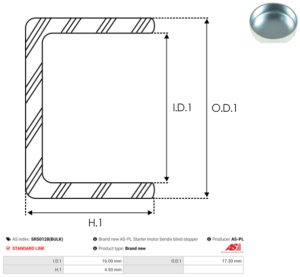 Piece de lanceur SRS0128(BULK)