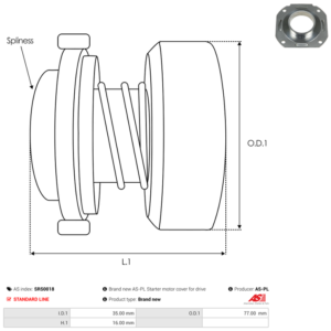 Piece de lanceur SRS0018