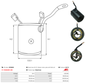 Carcasse de démarreur SF9050S