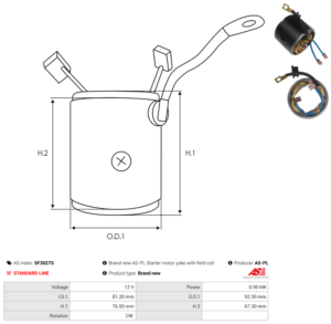 Carcasse de démarreur SF3027S