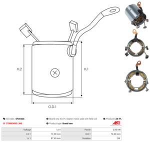 Carcasse de démarreur SF3032S