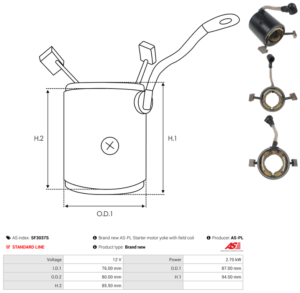 Carcasse de démarreur SF3037S
