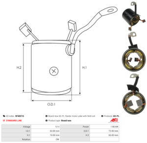 Carcasse de démarreur SF4021S
